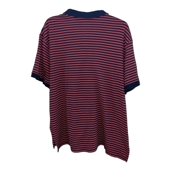 LL Bean striped navy and orange Size Large GUC - Picture 4 of 4